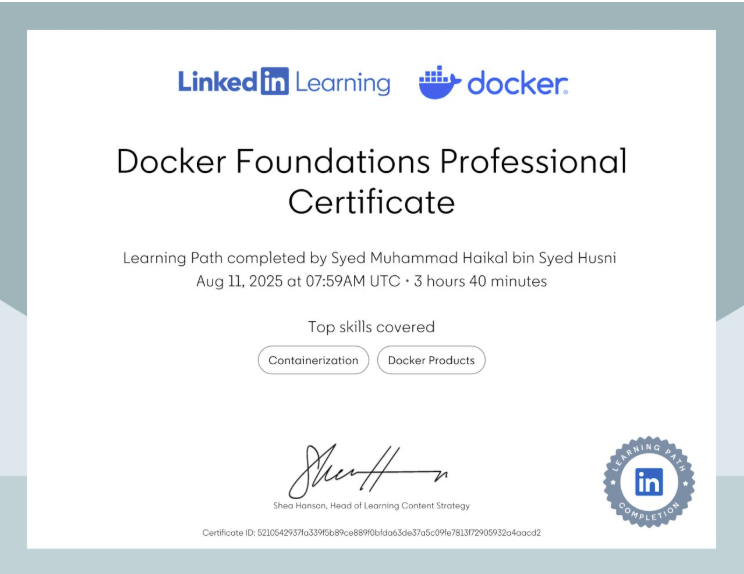 Docker Foundations